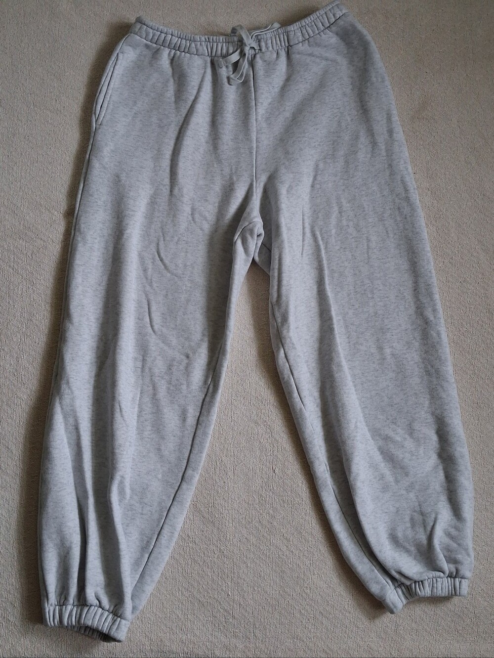 aeo ♡ gray drawstring waist joggers gray medium lounge cozy basic minimal soft